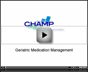 CHAMP Program Geriatric Medication Management Course Video Screenshot